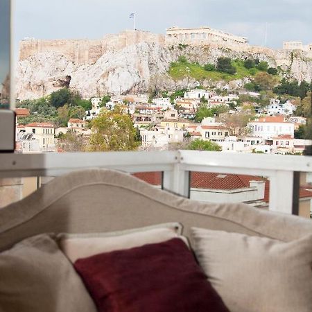 Stunning Studio With Acropolis And Parthenon View Apartment Athens Ngoại thất bức ảnh