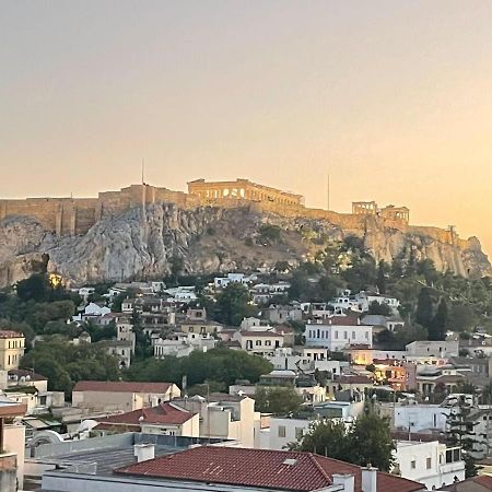 Stunning Studio With Acropolis And Parthenon View Apartment Athens Ngoại thất bức ảnh