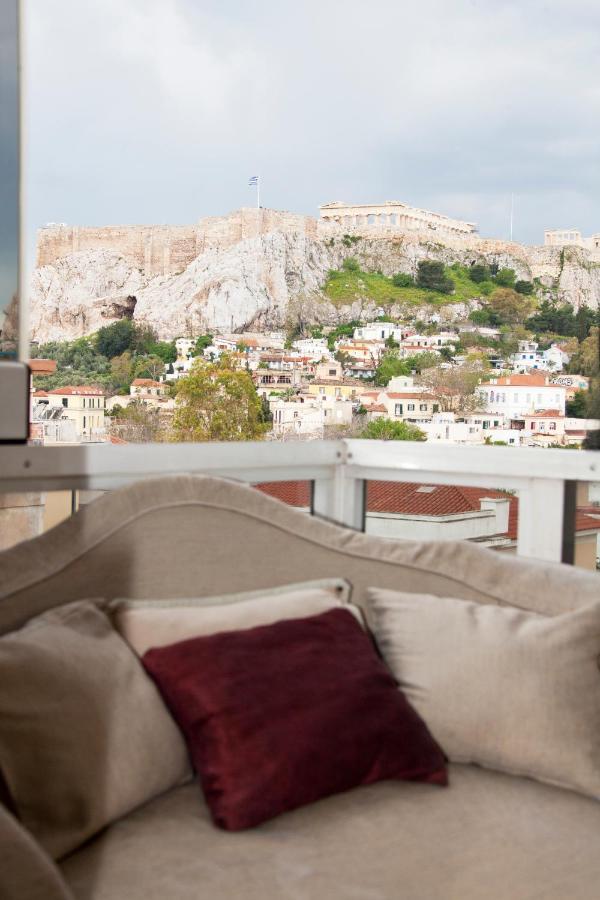 Stunning Studio With Acropolis And Parthenon View Apartment Athens Ngoại thất bức ảnh