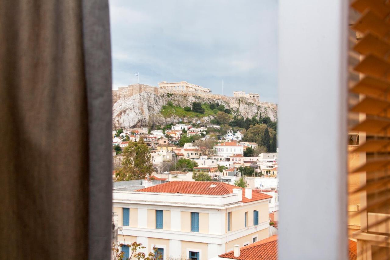 Stunning Studio With Acropolis And Parthenon View Apartment Athens Ngoại thất bức ảnh