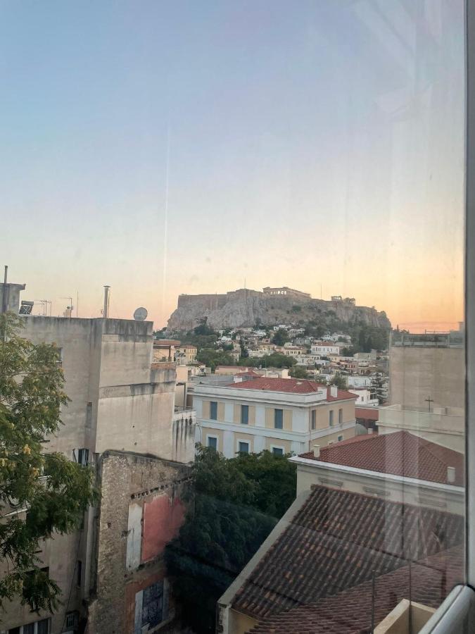 Stunning Studio With Acropolis And Parthenon View Apartment Athens Ngoại thất bức ảnh